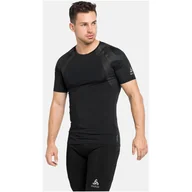 Koszulki sportowe męskie - Koszulka tech. męska Odlo T-shirt crew neck s/s ACTIVE SPINE - miniaturka - grafika 1