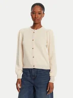 Swetry damskie - TWINSET Kardigan 252TP3583 Beżowy Regular Fit - miniaturka - grafika 1