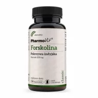 Suplementy naturalne - Pharmovit Pokrzywa indyjska Forskolina ekstrakt 200mg 90 kapsułek PharmoVit - miniaturka - grafika 1