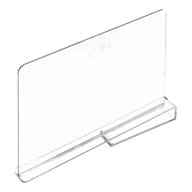 Pudła i pojemniki do przechowywania - Przezroczysta przegroda na półkę iDesign The Home Edit, 4,5x25,9x30,9 cm - miniaturka - grafika 1