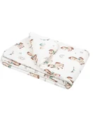 Kołdry i poduszki dla dzieci - Bonjour Cherie Kołderka przedszkolaka bambusowa 100/150 Koniki - miniaturka - grafika 1