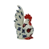 Figurki dekoracyjne - Ceramiczny kogut Ceramika Bolesławiec - miniaturka - grafika 1