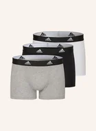 Majtki damskie - Adidas Bokserki Active Flex Cotton, 3 Szt. schwarz - miniaturka - grafika 1