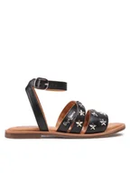 Buty dla dziewczynek - Pepe Jeans Sandały Irma Studs PGS90176 Czarny - miniaturka - grafika 1