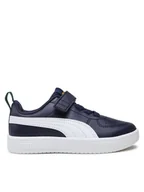 Buty dla dziewczynek - Puma Sneakersy Rickie AC+ PS 385836 07 Granatowy - miniaturka - grafika 1