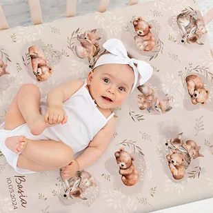 KOCYK dziecięcy dla niemowlaka Śpiące Zwierzątka - Koce i narzuty dla dzieci - miniaturka - grafika 1