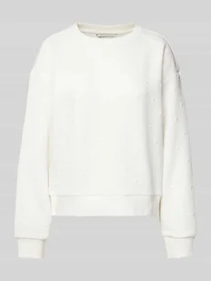 Bluza o kroju regular fit z dodatkiem wiskozy - Bluzy damskie - miniaturka - grafika 1