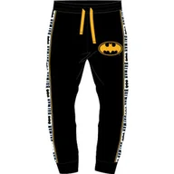 Spodnie i spodenki dla dziewczynek - Dziecięce spodnie dresowe dla chłopca Batman Czarne - miniaturka - grafika 1