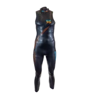 Pianki do pływania - BLUESEVENTY Pianka triathlonowa bez rękawów REACTION SLEEVELESS 2022 męska - miniaturka - grafika 1