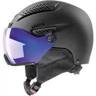 Kaski narciarskie - Uvex Hlmt 600 Visor Vario Ski Helmet Black Mat 55-57 cm 19/20 - miniaturka - grafika 1