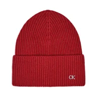 Czapki damskie - Calvin Klein Wełniana czapka z dodatkiem kaszmiru - miniaturka - grafika 1