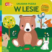 Książki edukacyjne - W lesie. Akademia mądrego dziecka. Układam puzzle - miniaturka - grafika 1