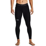 Spodnie sportowe męskie - Legginsy męskie Under Armour HeatGear Leggings BLK S - miniaturka - grafika 1