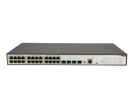 Pozostałe akcesoria sieciowe - FiberHome S5800-28T-X-PE-AC łącza sieciowe Zarządzany L2/L3 Gigabit Ethernet (10/100/1000) Obsługa PoE 1U Czarny, Szary - miniaturka - grafika 1