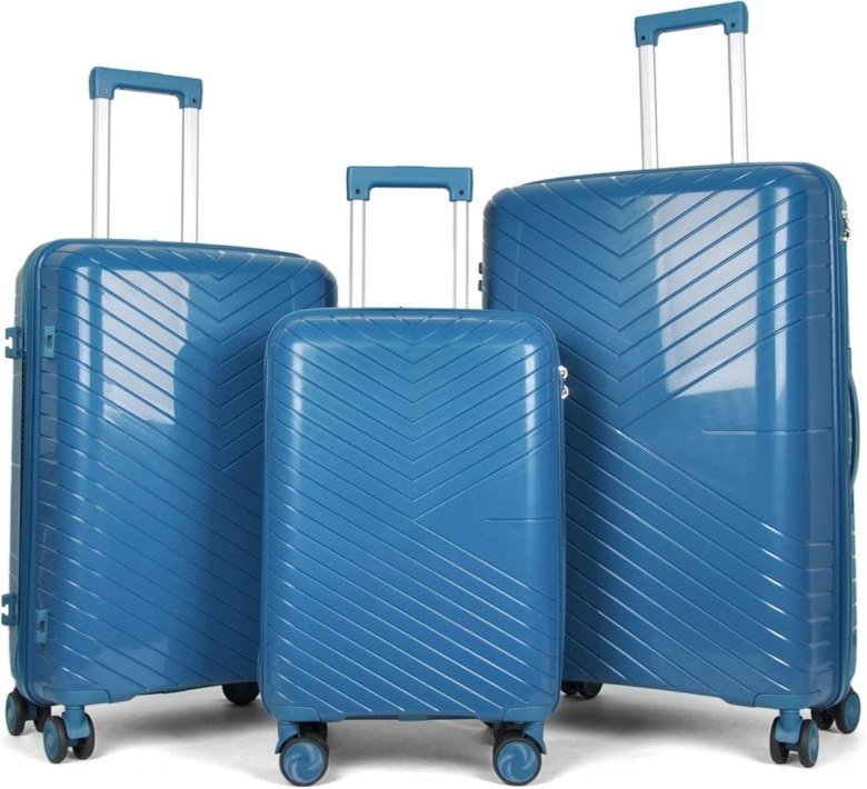 Komplet Walizek 3szt XL L M Twarde Walizki Podróżne TSA