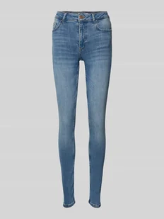Jeansy o kroju skinny fit z 5 kieszeniami model ‘SARAH’ - Spodnie damskie - miniaturka - grafika 1