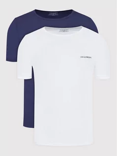Koszulki męskie - Emporio Armani Underwear Komplet 2 t-shirtów 111267 2R717 97110 Kolorowy Regular Fit - grafika 1
