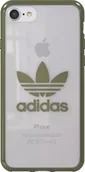 Etui i futerały do telefonów - Adidas Clear Case Silicone Case for Apple iPhone 7 / 8 Transparent - Green - miniaturka - grafika 1