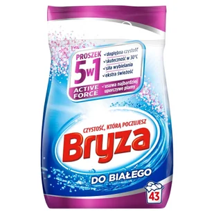 Bryza Active Force 5w1 Proszek do prania do białego 2,795 kg (43 prania) - Środki do prania - miniaturka - grafika 1