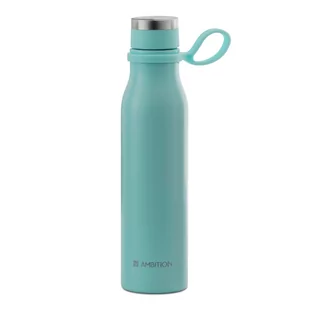 Butelka termiczna ze stali nierdzewnej Silky 480 ml miętowa AMBITION - Shakery i bidony sportowe - miniaturka - grafika 1