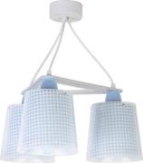 Lampy sufitowe - Dalber Vichy Blue lampa wisząca 3-punktowa 80224T - miniaturka - grafika 1