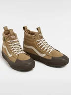 Trampki damskie - Vans Skórzane sneakersy "Sk8-Hi" w kolorze beżowym - miniaturka - grafika 1