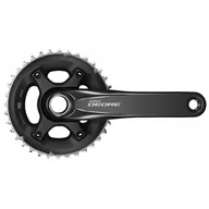 Części rowerowe - SHIMANO Mechanizm korbowy Deore FC-M6000 czarny / Długość: 170 mm / Ilość rzędów: 2 / Stopniowanie: 36-26 EFCM6000CX66X - miniaturka - grafika 1