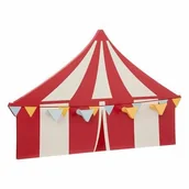 Wieszaki i stojaki - Wieszak Circus 4 haki czerwono-beżowy - miniaturka - grafika 1