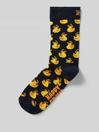 Skarpetki damskie - Skarpety z elastycznymi, prążkowanymi ściągaczami model ‘Rubber Duck’ - miniaturka - grafika 1