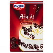 Ciasta, desery, wypieki - DR. OETKER Dekoracje do ciast Ażurki z czekolady deserowej - miniaturka - grafika 1