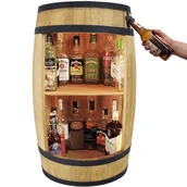 Pozostałe akcesoria barmańskie - Barek Beczka Z Otwieraczem Do Butelek Kolor Led Jasny Dąb - miniaturka - grafika 1