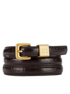 Paski - Gino Rossi Pasek Damski BLYL24002-2 CR Brązowy - miniaturka - grafika 1