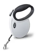 Smycze dla psów - Hilton Smart Dog - Smycz automatyczna 4m dla psa do 20kg biała - miniaturka - grafika 1