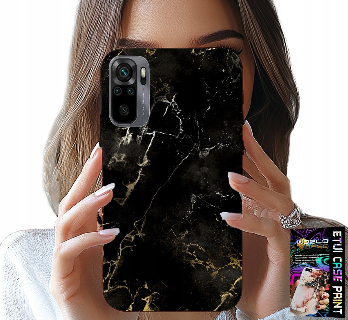 ETUI DO XIAOMI NOTE 10 / 10S - KAMIENNE ELEGANCKIE WZORY FUTERAŁ CASE