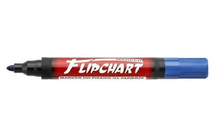 Marker Flipchart końcówka okrągła niebieski - Zakreślacze - miniaturka - grafika 1