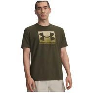 Koszulki sportowe męskie - Koszulka męska Under Armour M Boxed Sports Updated Ss Rozmiar: XXL / Kolor: ciemnozielony - miniaturka - grafika 1