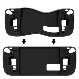 Pancerne etui ochronne silikonowe PGTECH TPU Case do konsoli do Steam Deck Czarne + Szkło - Akcesoria do Nintendo - miniaturka - grafika 7