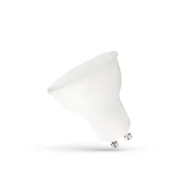 Żarówki LED - Spectrum LED GU10 230V 7,5W SMD WW z MLECZNĄ SZYBKĄ białaplastikowa WOJ+14592 - miniaturka - grafika 1