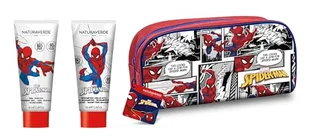 Naturaverde | Dzieci - zestaw Spiderman 2023, pudełko upominkowe z łagodnym szamponem 100 ml, żel pod prysznic 100 ml i Beauty Case, Made in Italy, Różowy, Uroda zestaw upominkowy - Kosmetyki kąpielowe dla dzieci - miniaturka - grafika 1