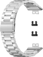 Akcesoria do smartwatchy - BRANSOLETA DO ZEGARKA Huawei Watch FIT Smart SREBRNA STAL NIERDZEWNA - miniaturka - grafika 1