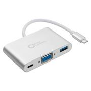 Adaptery i przejściówki - MicroConnect USB3.1C to USB 3.0/VGA/USB3.1C USB3.1CCOM3 - miniaturka - grafika 1