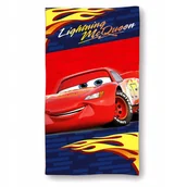 Okrycia kąpielowe dla dzieci - Duży ręcznik plażowy CARS z nadrukiem 70x140 – idealny po kąpieli - miniaturka - grafika 1
