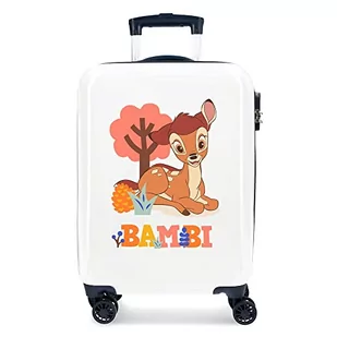 Disney Bambi walizka kabinowa wielokolorowa 38 x 55 x 20 cm sztywne ABS kombinowane zamknięcie boczne 34 l 2 kg 4 podwójne koła - Walizki - miniaturka - grafika 1