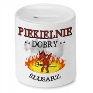 Skarbonki - Skarbonka Dla Ślusarza na Urodziny na Prezent z Nadrukiem ze Zdjęciem + Opakowanie na prezent (wzór 04) - miniaturka - grafika 1