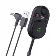 Transmitery FM - Transmiter bluetooth 2w1 CarLink BT62 czarny BLUE STAR - miniaturka - grafika 1