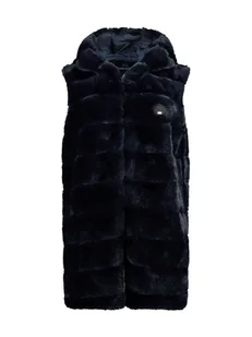 Geographical Norway Kamizelka polarowa "Uphemere" w kolorze granatowym - Kamizelki damskie - miniaturka - grafika 1