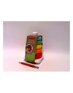 Maty edukacyjne - Fisher-Price Eko Piramidka z kółek GRF09 MATTEL - miniaturka - grafika 1