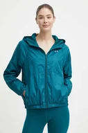 Kurtki damskie - Under Armour wiatrówka Rival kolor zielony przejściowa - miniaturka - grafika 1