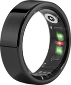 Smartband - Smart pierścień fitness AMOVAN rozmiar 7 czarny tracker snu/pulsu/tlenu - miniaturka - grafika 1