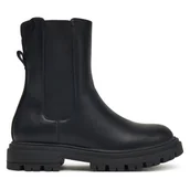 Buty dla dziewczynek - Botki Calvin Klein Chelsea Boot V3A5-83121-1464 D Czarny - miniaturka - grafika 1